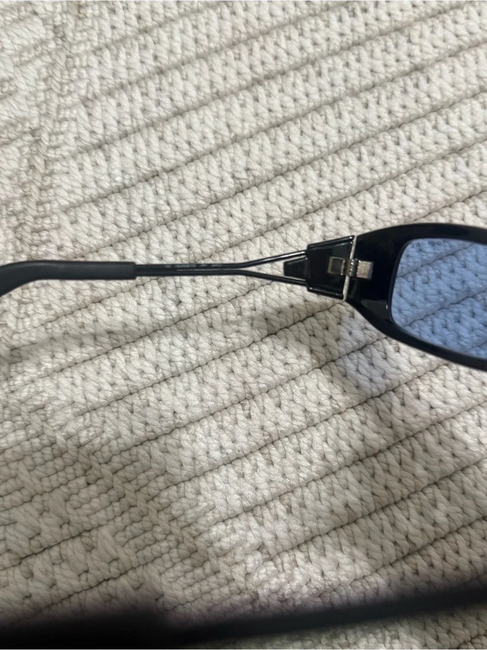 Diesel Black Frame Blue Lens Men's Sunglasses